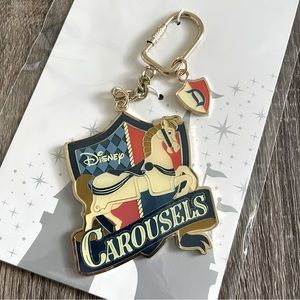 Disney Parks Carousels Keychain Disneyland Ride